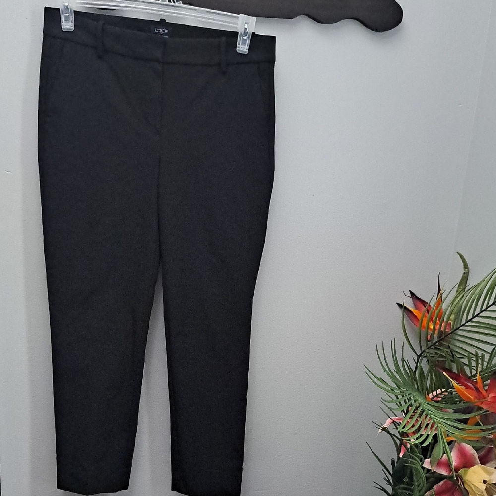 J. Crew Ruby Crop Black Ankle Pant Size 10